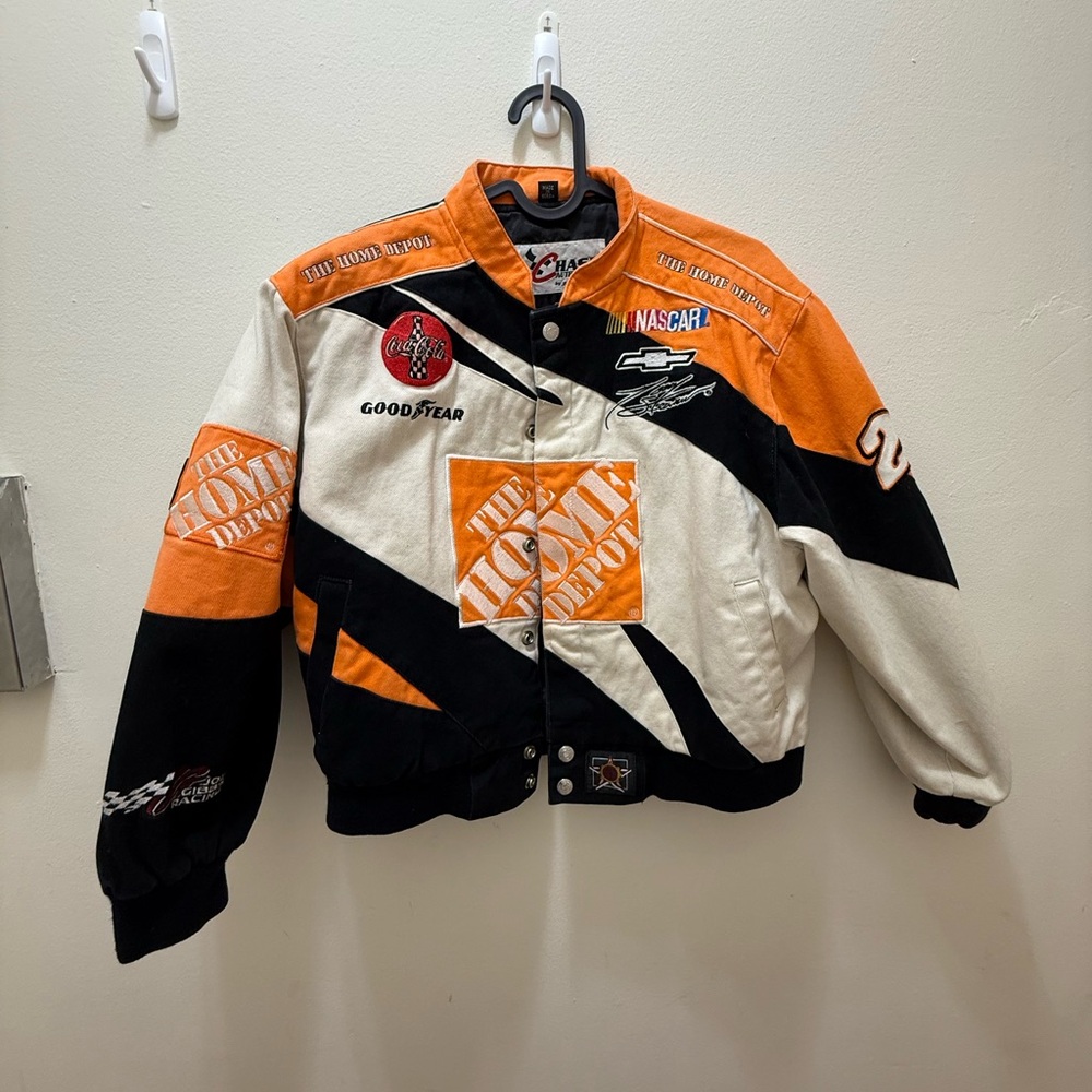 Vintage Cropped Home Depot Racing Jacket